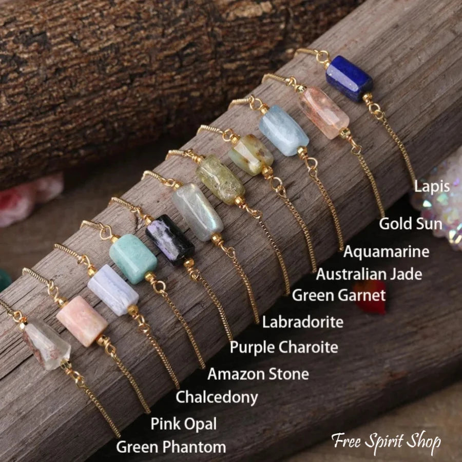 Natural Gemstone & Crystal Chakra Bracelets