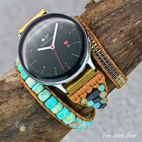 Turquoise Howlite Samsung / Garmin Watch Band