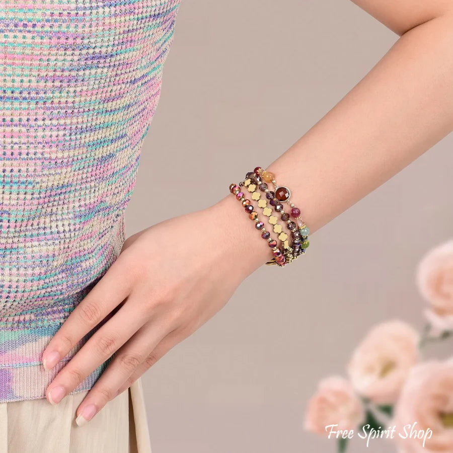 Multi-Color Boho Luxe Beaded Apple Watch Band