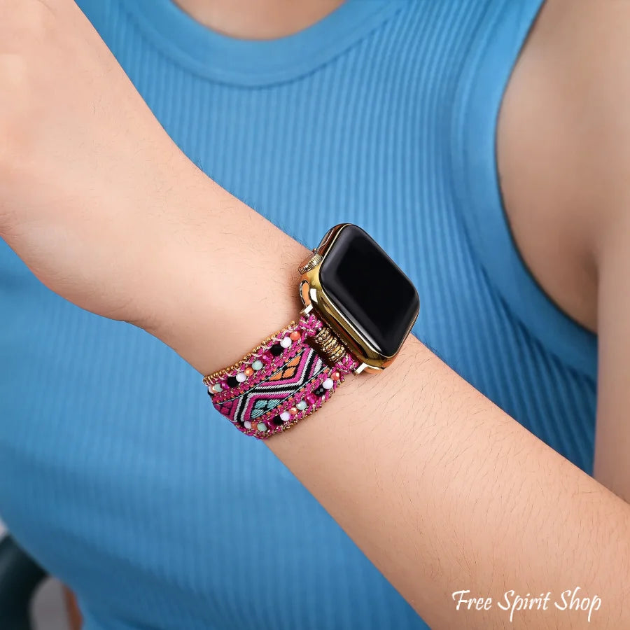 Fiesta Sunset Woven Nylon Apple Watch Band