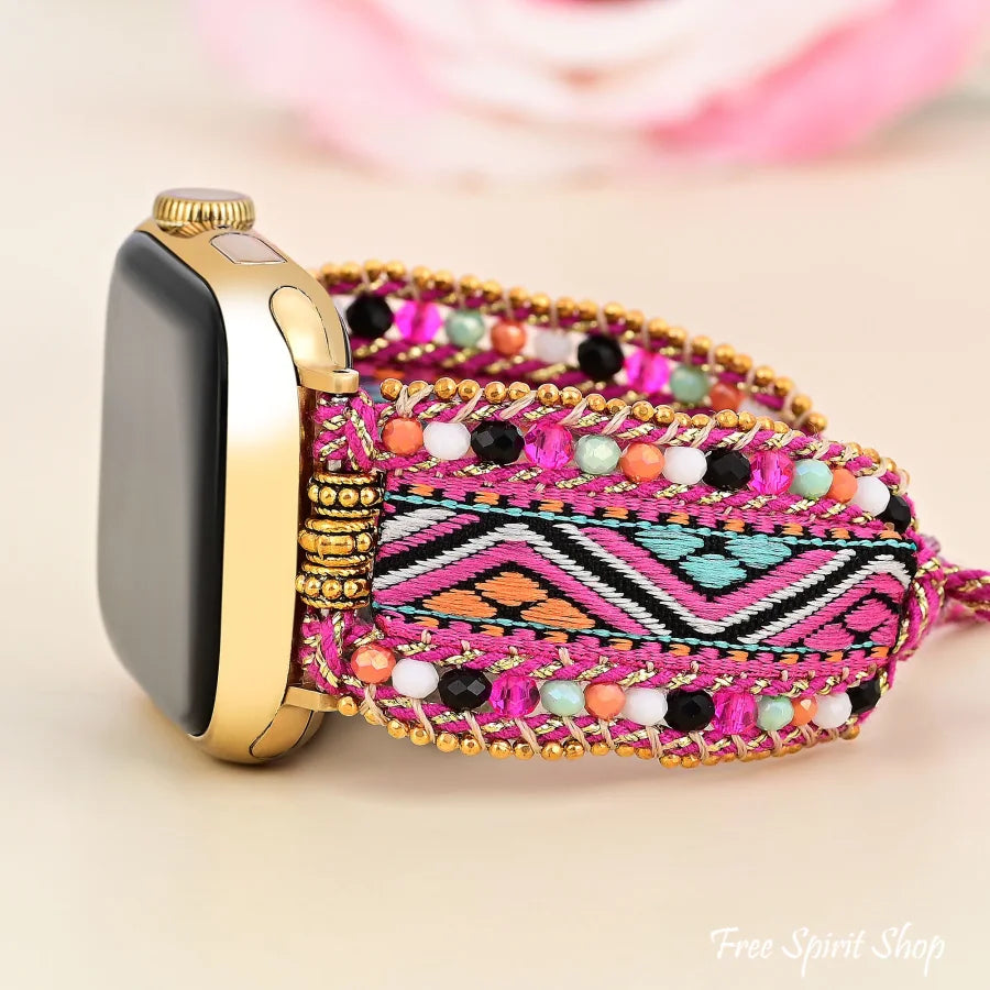 Fiesta Sunset Woven Nylon Apple Watch Band