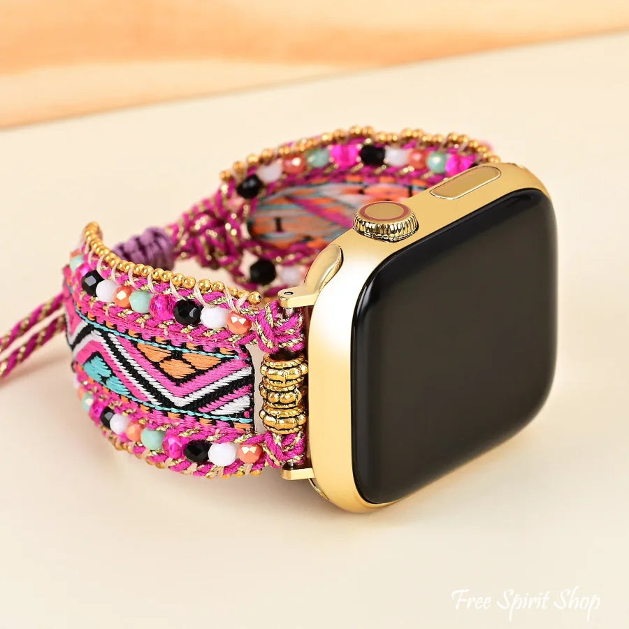 Fiesta Sunset Woven Nylon Apple Watch Band