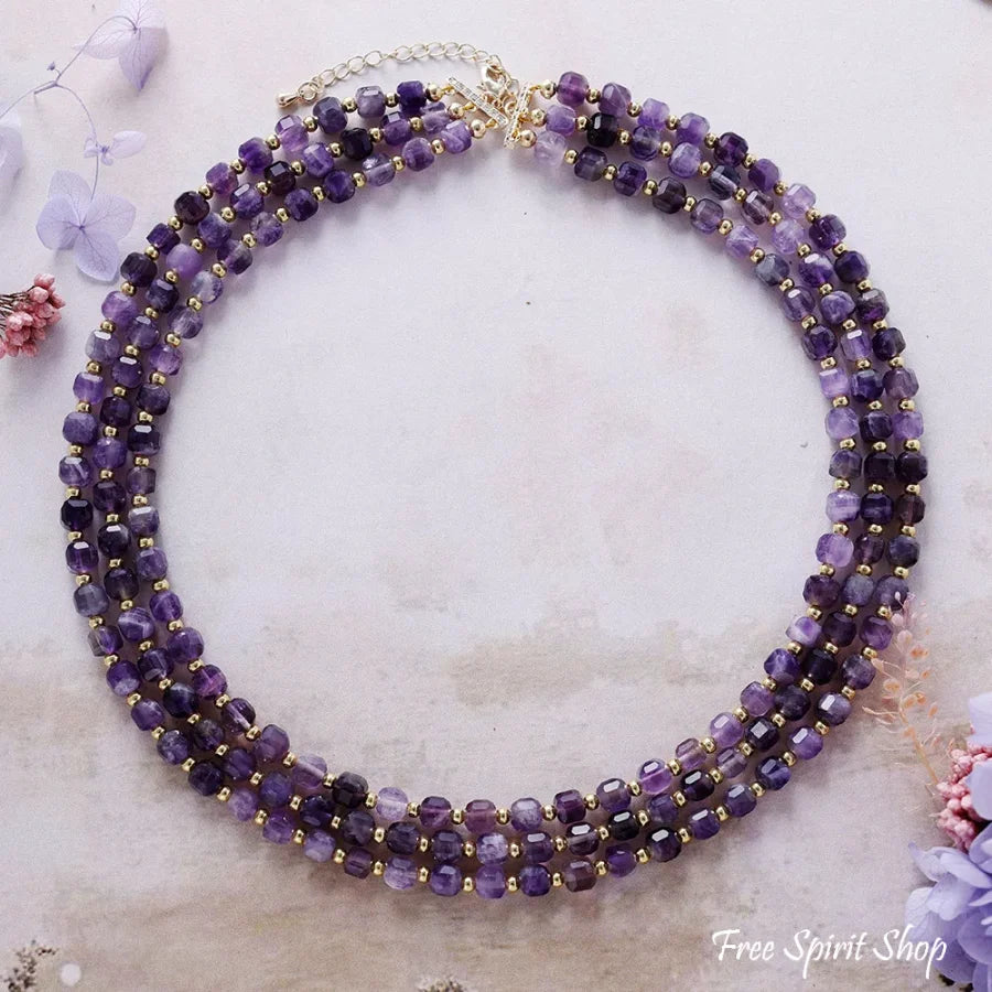 Turquoise Jade Beaded Multi Strand Necklace Jade