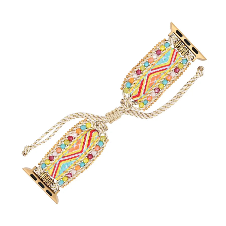 Boho Fiesta Braided Nylon Apple Watch Band
