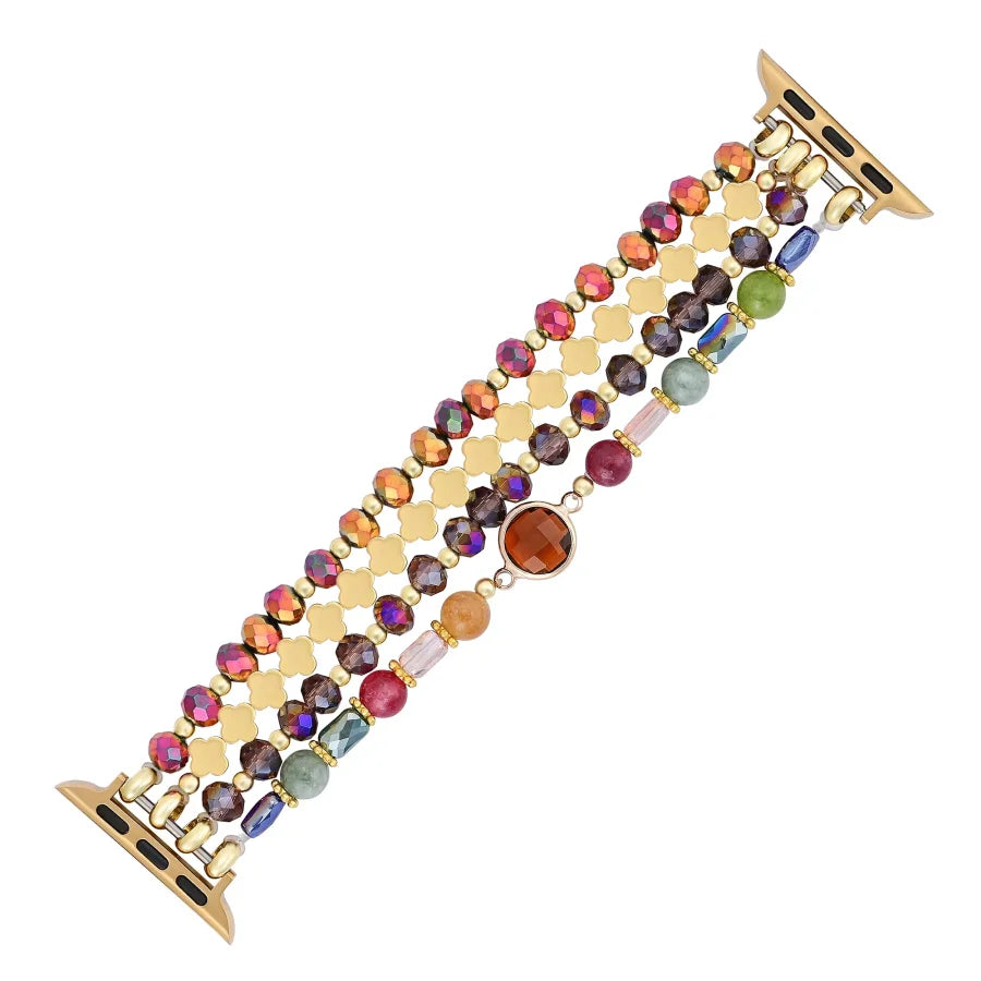 Multi-Color Boho Luxe Beaded Apple Watch Band