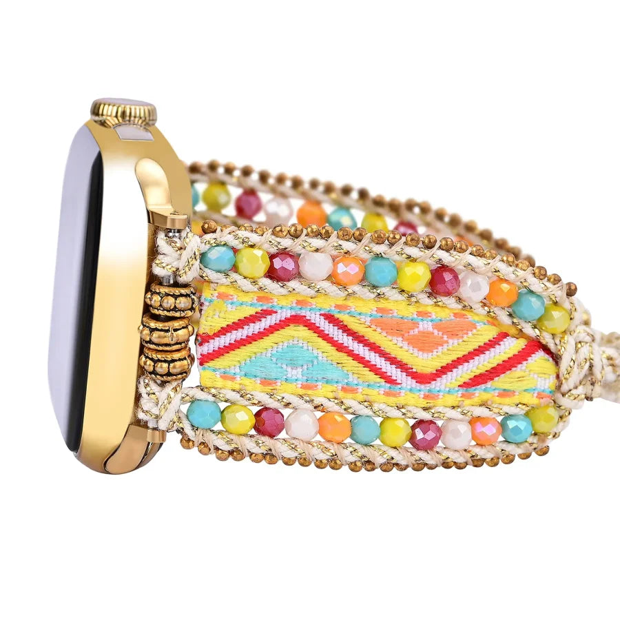 Boho Fiesta Braided Nylon Apple Watch Band
