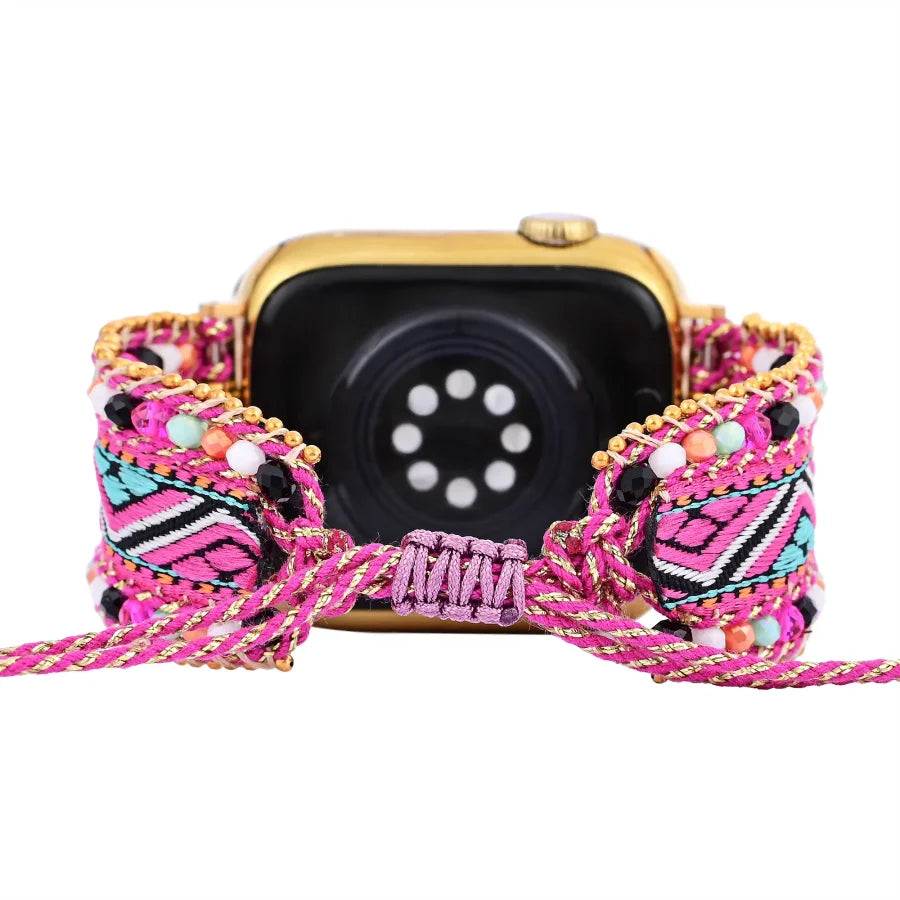 Fiesta Sunset Woven Nylon Apple Watch Band