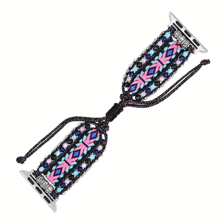Mystic Night Gemstone Nylon Apple Watch Band