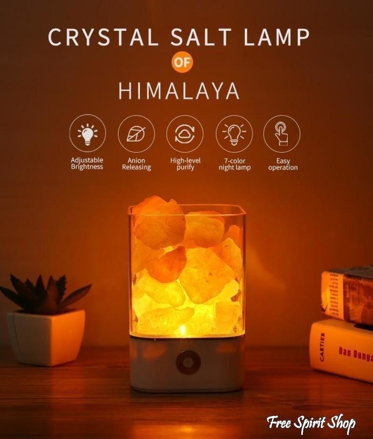 Himalayan Crystal Salt Lamp - Free Spirit Shop