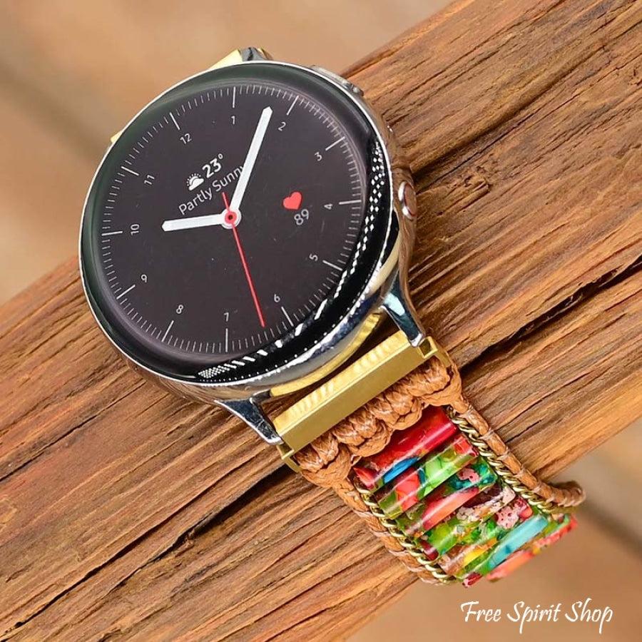 Imperial Jasper Samsung Garmin Watch Band