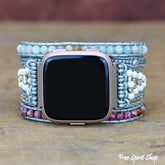 Natural Jasper & Amazonite Fitbit Watch Band - Free Spirit Shop