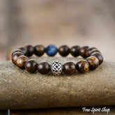 Natural Tibetan Bronzite Bead Bracelet - Free Spirit Shop