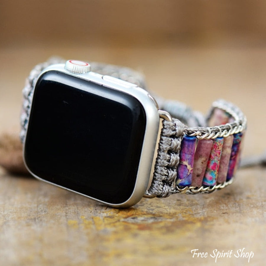 Purple Jasper Apple Watch Band - Free Spirit Shop