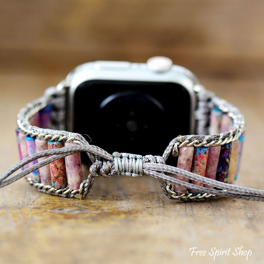 Purple Jasper Apple Watch Band - Free Spirit Shop
