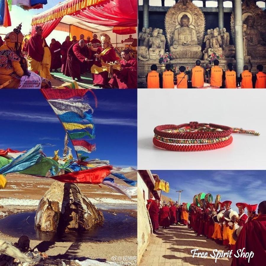 Tibetan Buddhist Handmade Lucky Knots Bracelet - Free Spirit Shop