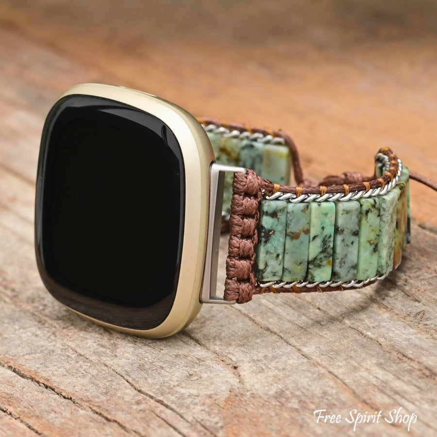 African Jasper Fitbit Watch Band - Free Spirit Shop