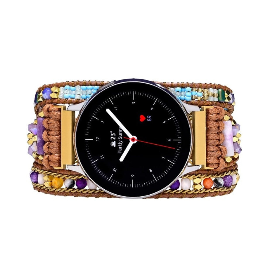 Bohemian Google Pixel Watch Band With Miyuki Beads - Free Spirit Shop