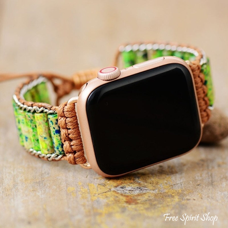 Green Tube Apple Watch Band - Free Spirit Shop