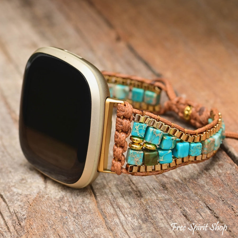 Mini Turquoise Fitbit Watch Band - Free Spirit Shop