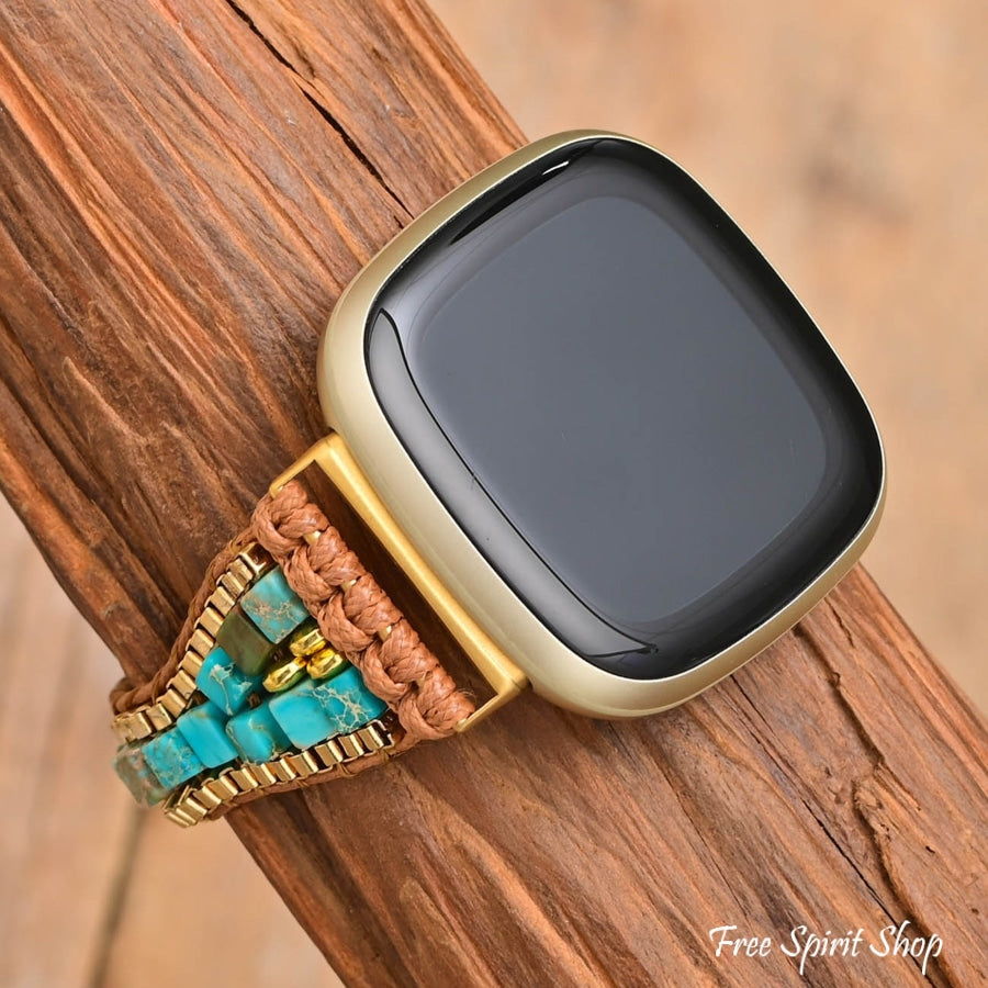 Mini Turquoise Fitbit Watch Band - Free Spirit Shop