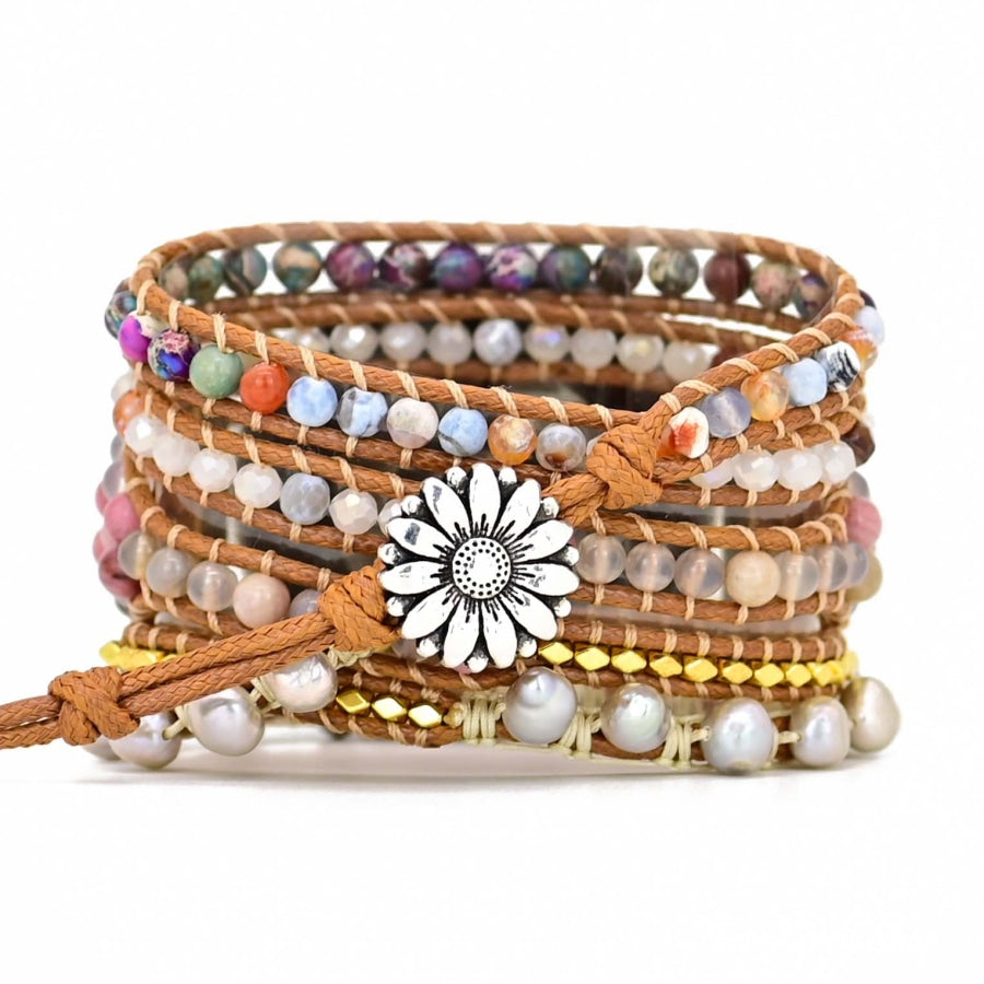 Natural Freshwater Pearl Bead Samsung Watch Band - Free Spirit Shop