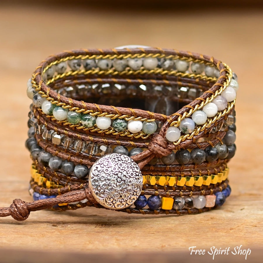 Natural Labradorite Samsung Watch Band - Free Spirit Shop