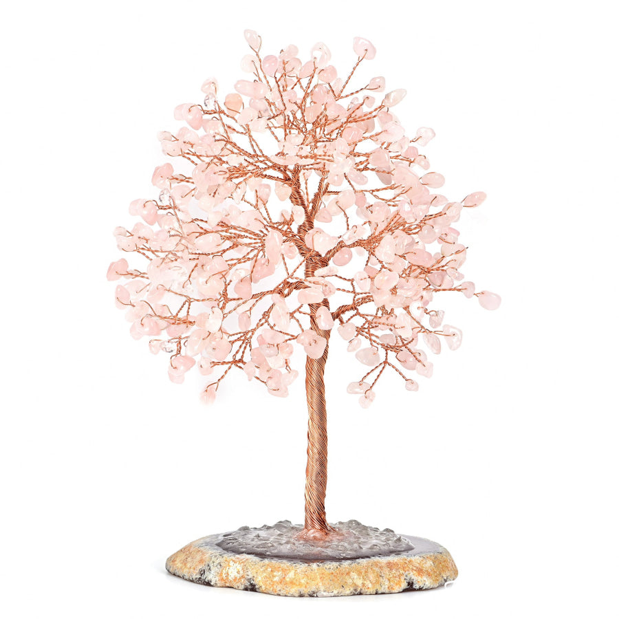 Rose Quartz Tree Of Life Home Decor > Decoration