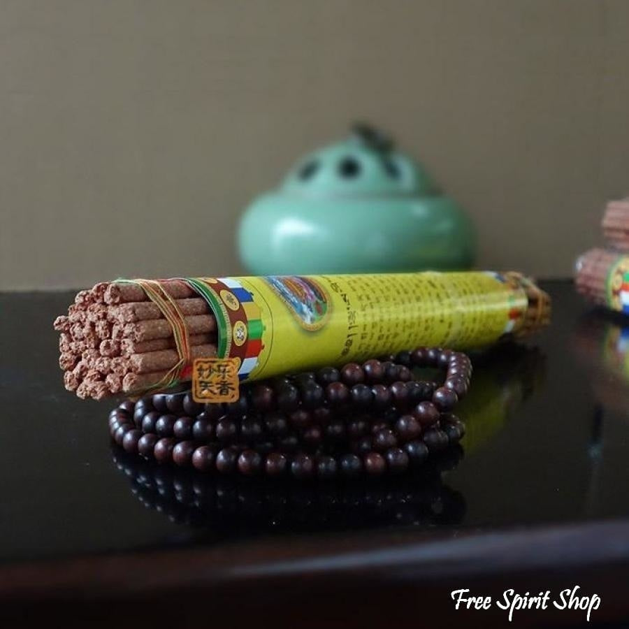 30 Natural Tibetan Handmade Healing Incense Sticks - Free Spirit Shop