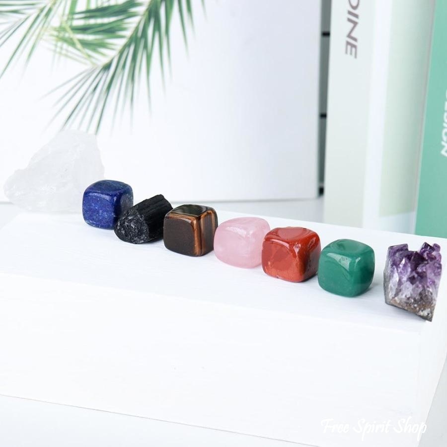 7 Chakra Balancing Crystal Lamp - Free Spirit Shop