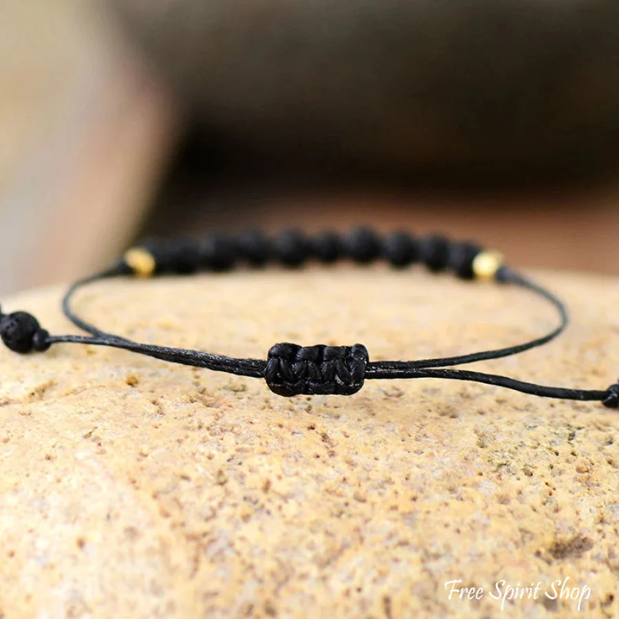 Natural Lava Stone Boho Bracelet