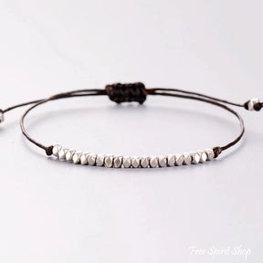 Handmade Silver or Gold Metal Bead Friendship Bracelet