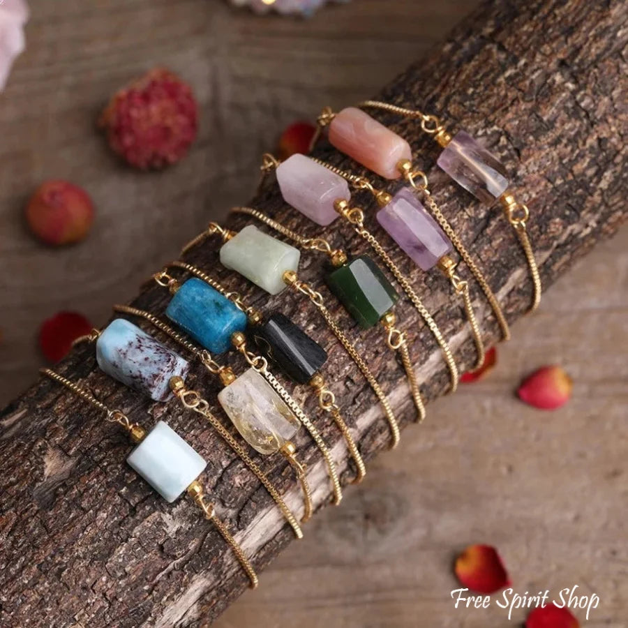 Natural Gemstone & Crystal Chakra Bracelets