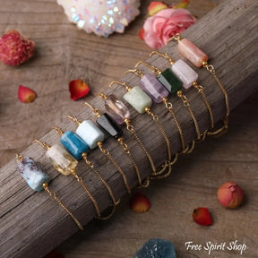 Natural Gemstone & Crystal Chakra Bracelets