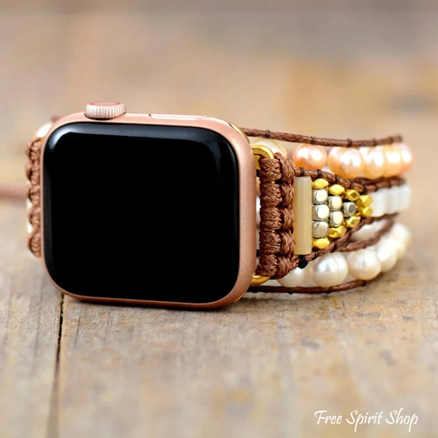 Natural Freshwater Pearl Apple Watch Band