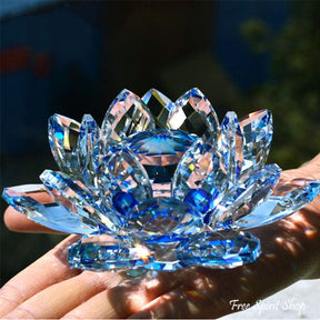 Feng Shui Crystal Lotus Flower