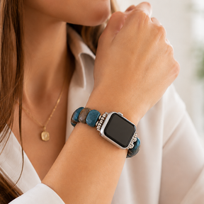Chunky Indian Agate Fitbit Watch Band