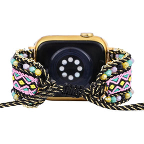 Aztec Dream Beaded Nylon Apple Watch Band