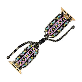 Aztec Dream Beaded Nylon Apple Watch Band