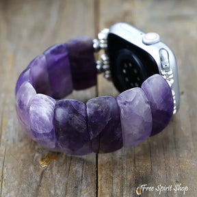 Chunky Amethyst Apple Watch Band