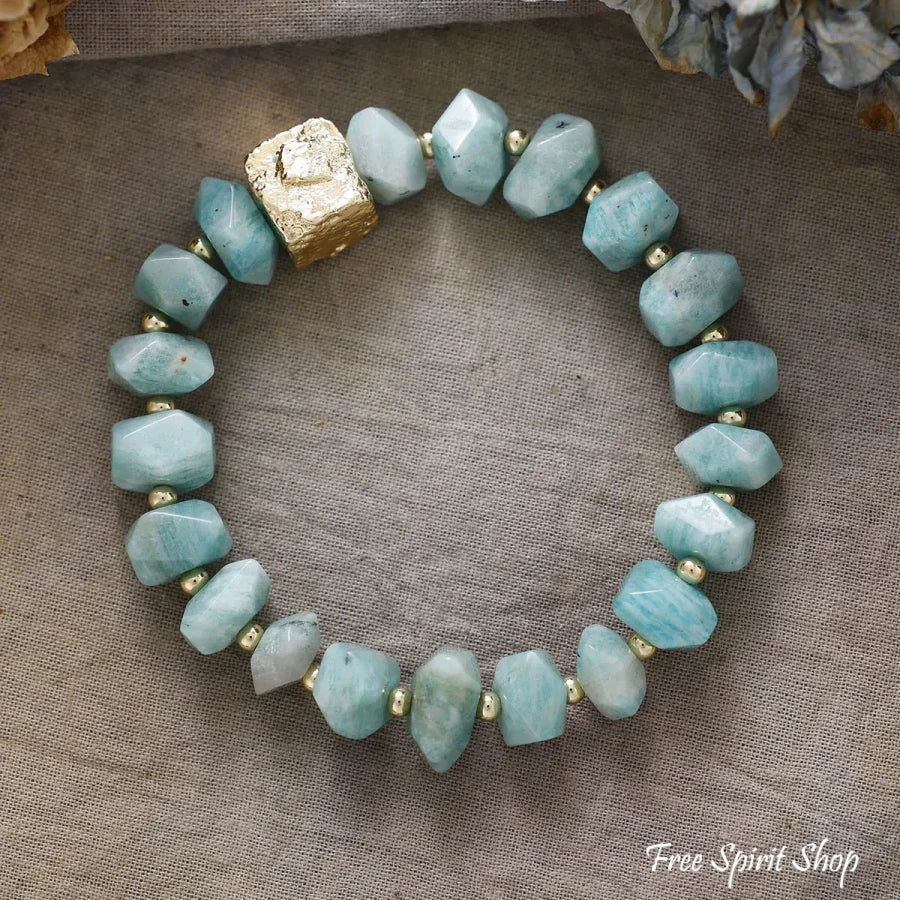 Natural Irregular Citrine Bead Bracelet - Ctrine