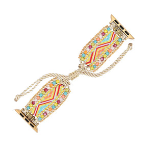 Boho Fiesta Braided Nylon Apple Watch Band