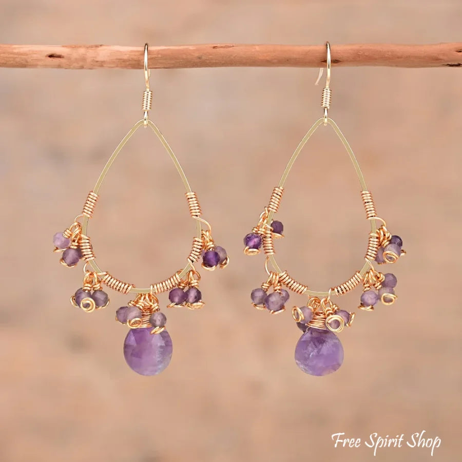thumbnail image 2 of Natural Pink Rose Quartz 10mm Round Bead Dangle Earrings – Silver Plated Hooks 2 of 5