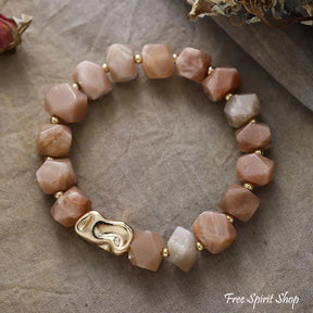 Natural Irregular Lapis Lazuli Bead Bracelet - Lapis