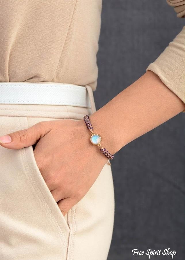 Amethyst & Opal Friendship Bracelet - Free Spirit Shop