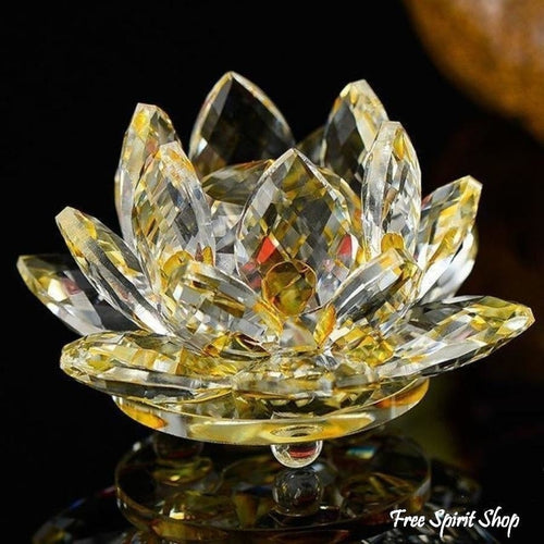 Feng Shui Crystal Lotus Flower