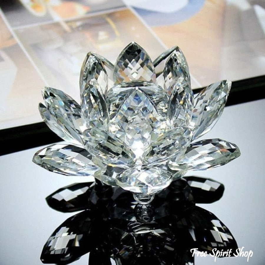 Feng Shui Crystal Lotus Flower - Free Spirit Shop