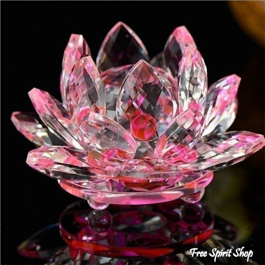 Feng Shui Crystal Lotus Flower - Free Spirit Shop