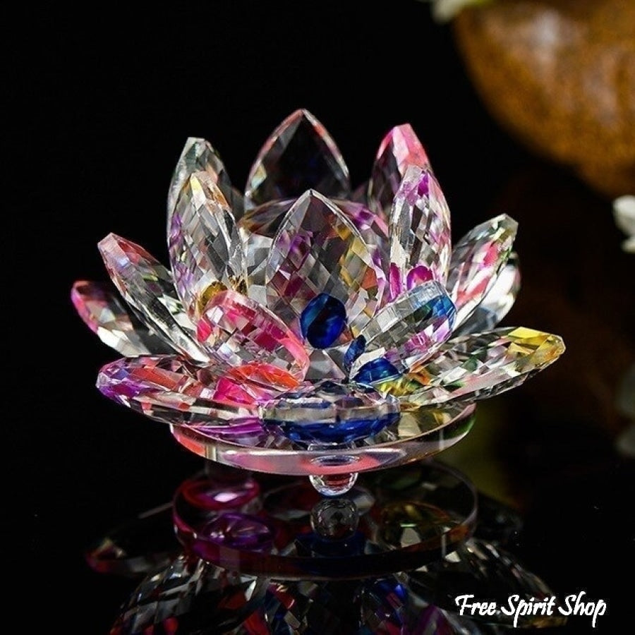 Feng Shui Crystal Lotus Flower - Free Spirit Shop