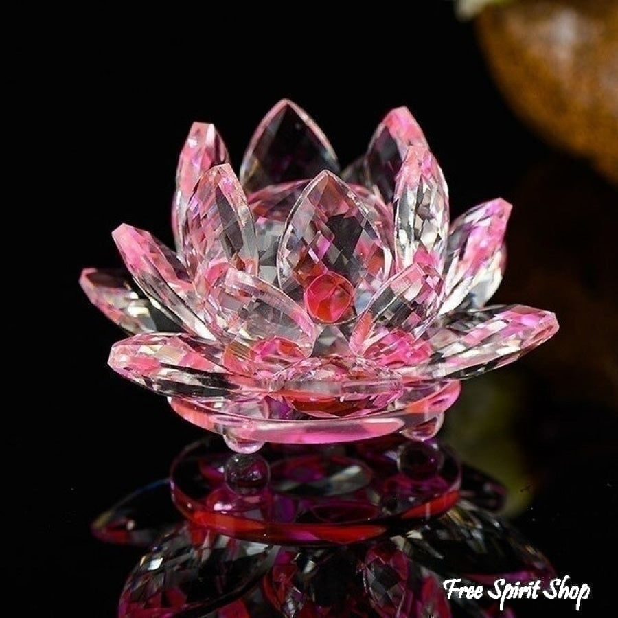 Feng Shui Crystal Lotus Flower - Free Spirit Shop