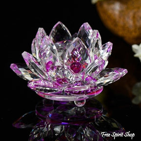 Feng Shui Crystal Lotus Flower - Free Spirit Shop